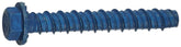 Buildex Tapcon 11413 Screw Anchor, Hex Drive, Steel, Metallic, 10 PK
